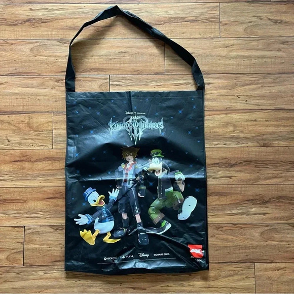 ANIME EXPO AX 2018 Kingdom Hearts Dragon Quest XI 2-Sided Tote Bag XL Jumbo - Picture 1 of 11